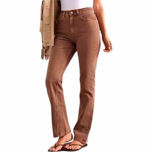 NEW FREE PEOPLE WE THE FREE Xena Slim Straight Jeans Size 26/2